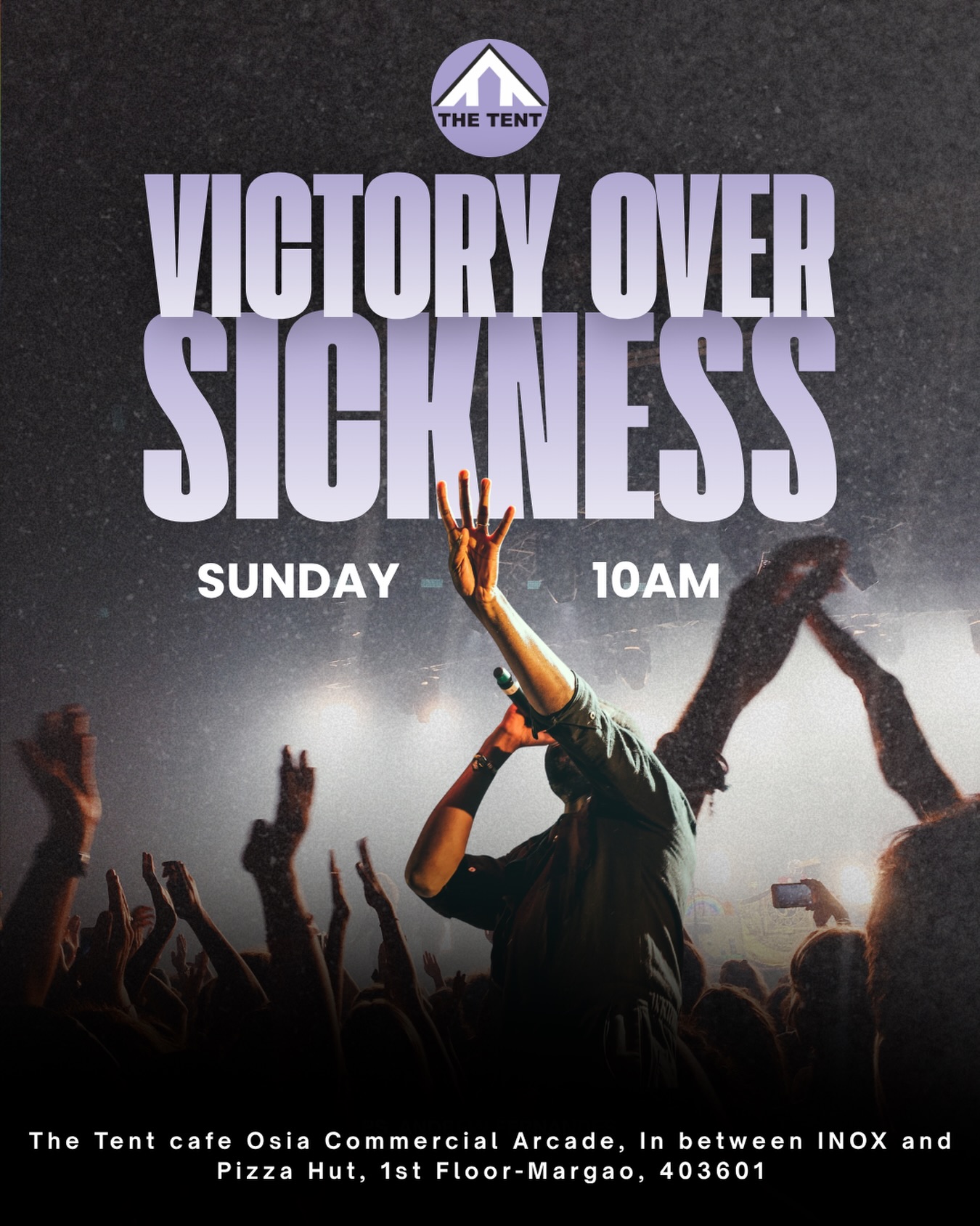 “Thanks be to God! He gives us the victory through our Lord Jesus Christ.” – 1 Corinthians 15:57 ✨

Whatever battle you’re fighting, remember that victory is found in Jesus.
Join us this Sunday for worship, the Word, and a life-giving community.

📍 The Tent Café, Osia Commercial Arcade, Margao
🕙 Sunday | 10:00 AM

#tentchurchgoa #victory